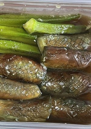 茄子とおくらの煮浸し-レシピのメイン写真