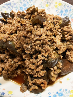 ナスとひき肉のケチャップソ-ス炒め-レシピのメイン写真
