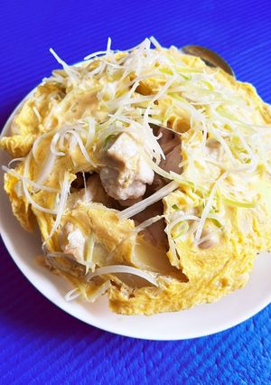 レンジを使ったワンパン親子丼が美味しい話-レシピのメイン写真
