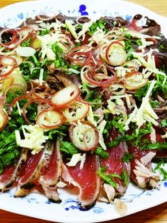 カツオのたたき美味しい食べ方-レシピのメイン写真