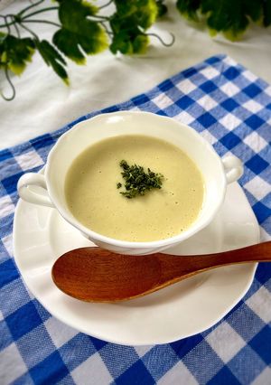 豆乳de枝豆とジャガイモのポタージュ-レシピのメイン写真