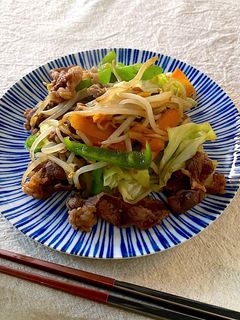 市販の味付け肉で♪野菜肉炒め-レシピのメイン写真