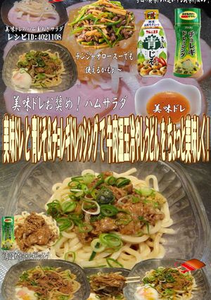 美味ドレ青じそチョレギ牛肉冷やしうどん！-レシピのメイン写真