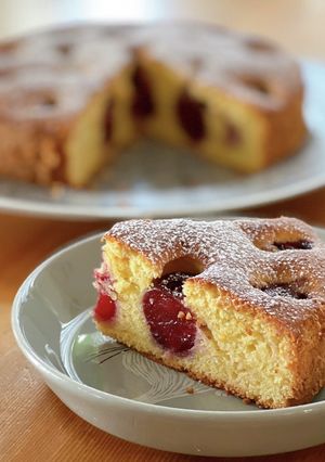 チェリーのケーキ-レシピのメイン写真