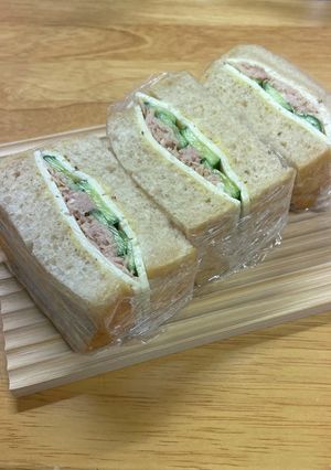 塩麹ツナチーズサンド-レシピのメイン写真