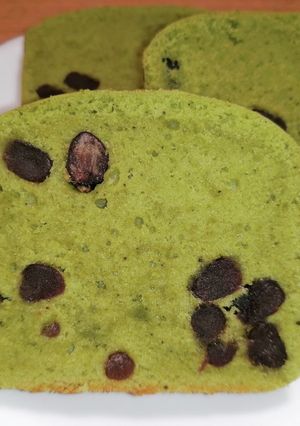 甘納豆入り抹茶ケーキ-レシピのメイン写真