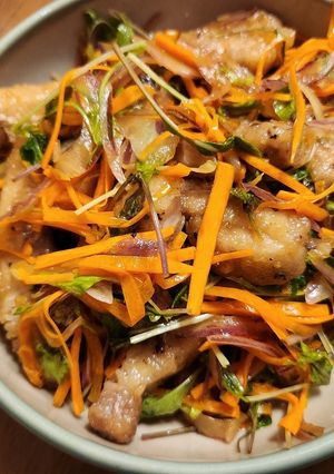 野菜たっぷり豚肉の南蛮漬け-レシピのメイン写真