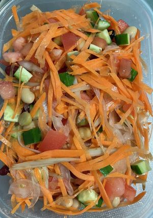 ありあわせで！豆野菜サラダ-レシピのメイン写真