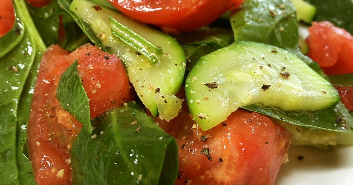 ズッキーニとトマトのサラダ by i_yokan 【クックパッド】 簡単