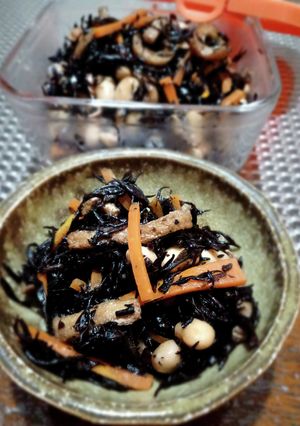 ひじきの煮物～簡単無水鍋すぐ出来るよ-レシピのメイン写真