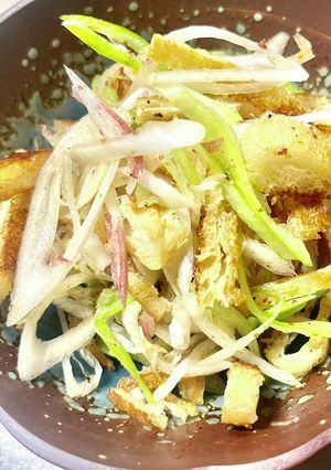 手間なし簡単!焼き油揚げのネギポン酢和え-レシピのメイン写真