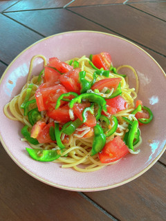 夏野菜たっぷり冷製塩レモンパスタ-レシピのメイン写真
