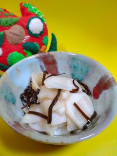 かぶの塩昆布和え-レシピのメイン写真