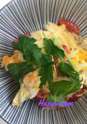 無水鍋で彩り親子丼-レシピのメイン写真