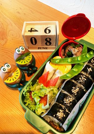 高一長女 お弁当(キンパ9)-レシピのメイン写真