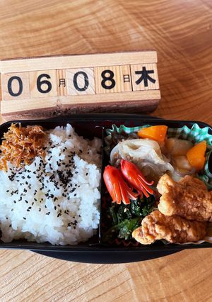 2023.6/8 高校生男子お弁当-レシピのメイン写真
