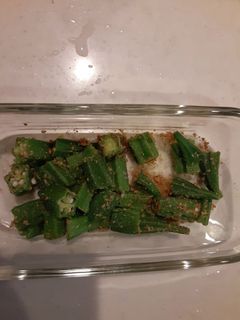 電子レンジでオクラのごま和え-レシピのメイン写真