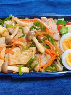 時短お弁当盛り付け記録 焼肉弁当 2-レシピのメイン写真