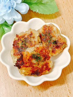 麻婆豆腐の余りで一口サイズのもっちり焼き-レシピのメイン写真