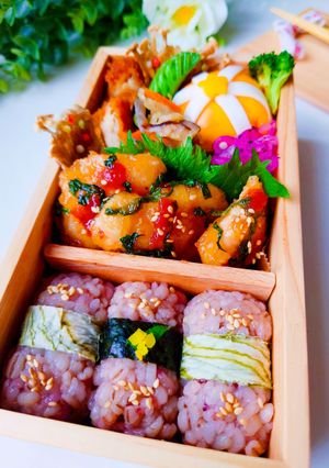 女子学生のお弁当(2023.6.8)-レシピのメイン写真