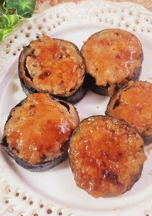 なす嫌いでも食べられる☆なすの肉詰め♪-レシピのメイン写真