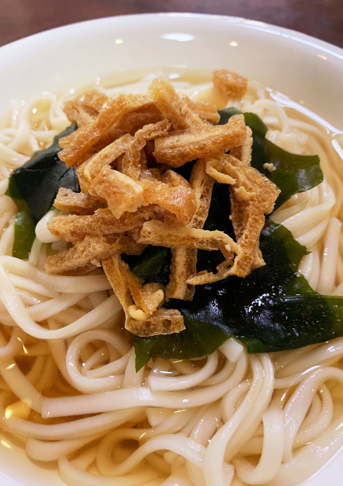 簡単　うどん　刻み揚げトッピング-レシピのメイン写真