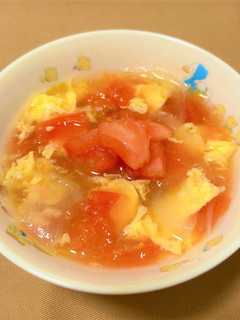 保育園給食★トマ玉スープ-レシピのメイン写真