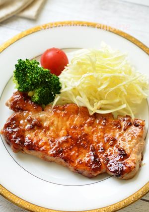 豚ロースのもろみトンカツソース焼き-レシピのメイン写真