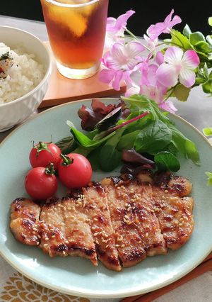 もろみde柔らか!豚ロース味噌漬け焼き-レシピのメイン写真