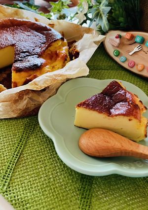 バスクチーズケーキ-レシピのメイン写真