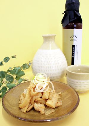 おつまみに【ゆずポン酢】鶏皮のぽん酢和え-レシピのメイン写真