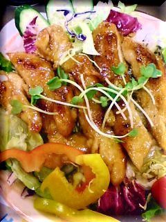 ~鶏胸で照り焼きサラダ☆~-レシピのメイン写真
