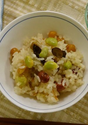 いろいろ豆ご飯-レシピのメイン写真