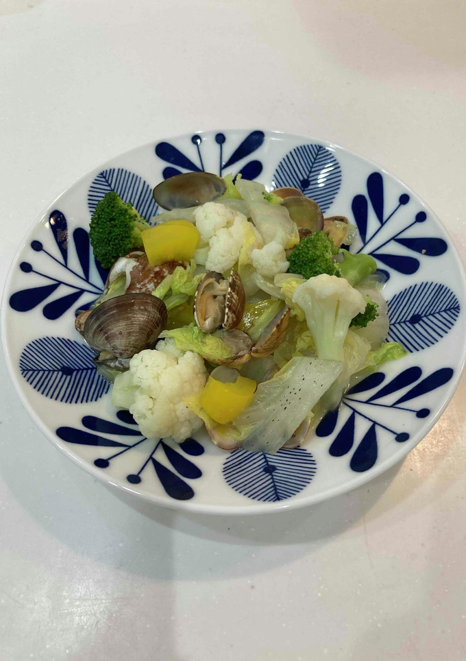 あさりと彩り野菜の蒸し煮-レシピのメイン写真