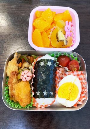 星おにぎり☆幼稚園用☆3歳　年少-レシピのメイン写真