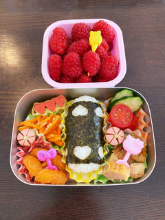 ハート弁当☆幼稚園用☆3歳 年少-レシピのメイン写真