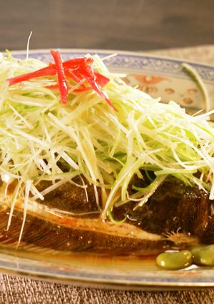 自宅で簡単に♪カレイの中華蒸し【食遺産】-レシピのメイン写真