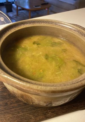 ウゴジクッ(韓国風はくさい菜の味噌汁)-レシピのメイン写真