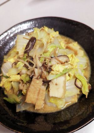 白菜と厚揚げのうま煮-レシピのメイン写真