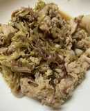 みょうがの茎で豚のみょうが焼き