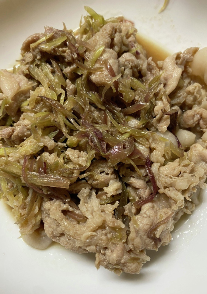 みょうがの茎で豚のみょうが焼き-レシピのメイン写真