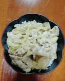 お肉やわらか♪ガッツリ味噌豚丼