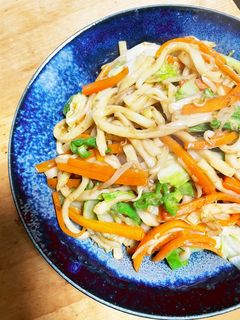 野菜たっぷり焼きうどん-レシピのメイン写真