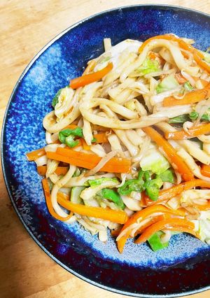 野菜たっぷり焼きうどん-レシピのメイン写真