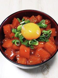 サーモンユッケ丼-レシピのメイン写真