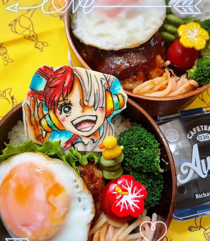ワンピース ウタ オブアート キャラ弁-レシピのメイン写真