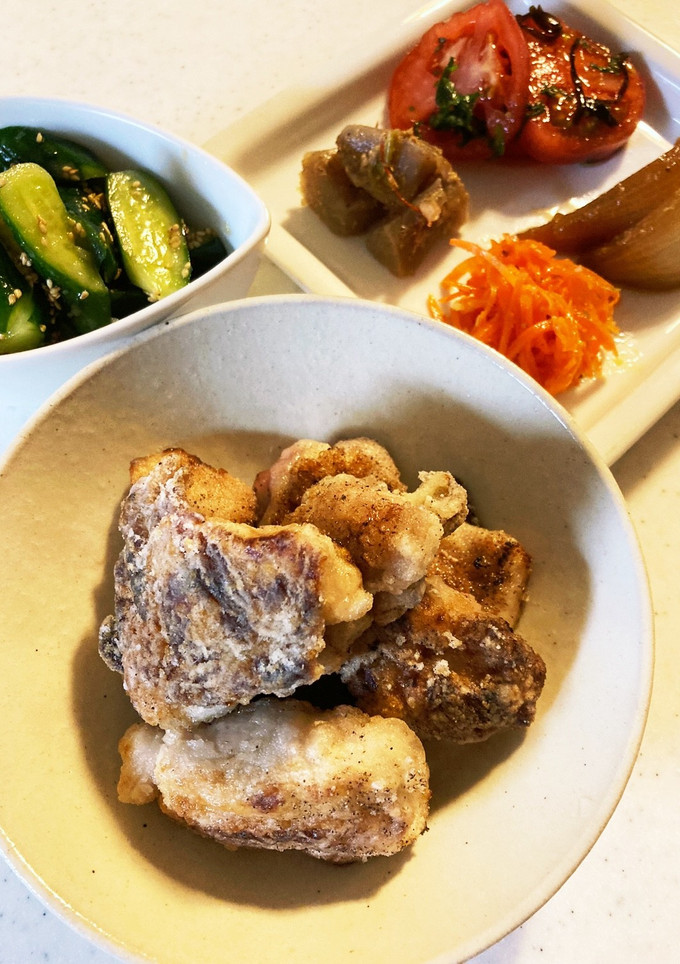 もろみ調味液を使った鶏モモ肉竜田揚げ-レシピのメイン写真