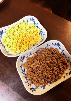 時短・簡単♡2色そぼろ-レシピのメイン写真