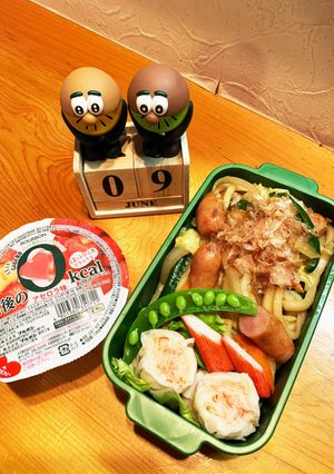 高一長女　お弁当(焼きうどん)-レシピのメイン写真