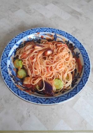 トマトソースパスタ-レシピのメイン写真